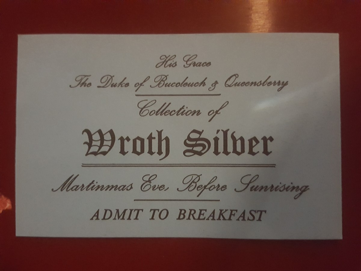 Wroth, Films and a Random House that Feels like Silver String: Martinmas&nbsp;Remembered